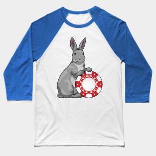 Rabbit Poker Poker chips Baseball T-Shirt